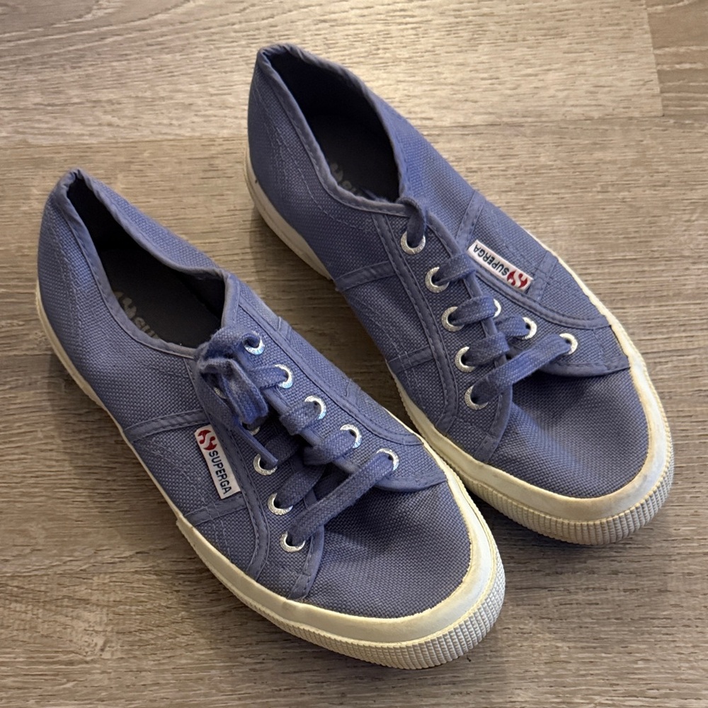 Superga Slate Blue Casual Sneakers - Picture 9 of 12
